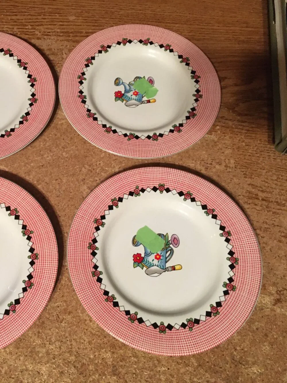 SET OF 8 1994 GARDEN TIME AT HOME WITH MARY ENGELBREIT SAKURA STONEWARE 8